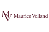 Logo von Maurice Volland mit stilisiertem MV-Monogramm
